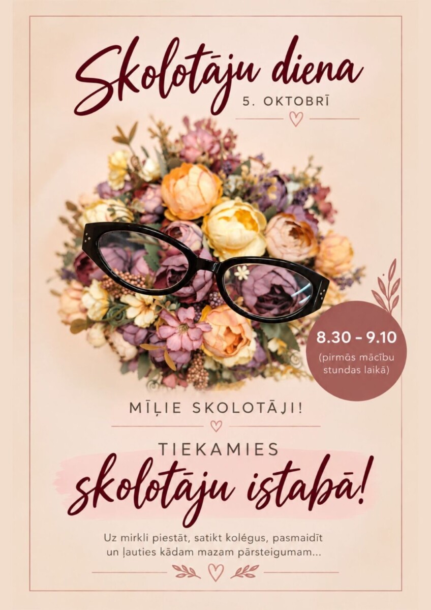 Plakāts ar tekstu 